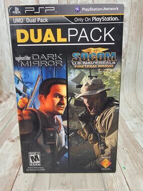 PSP UMD Dual Pack Syphon Filter Dark Mirror & SOCOM U.S. Navy Seals
